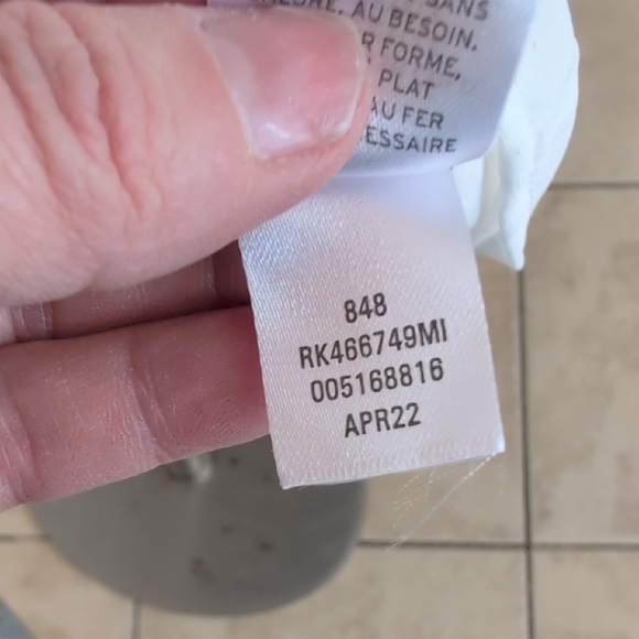 Nordstrom Cream Ruffle Sleeve Blouse - Picture 7 of 7